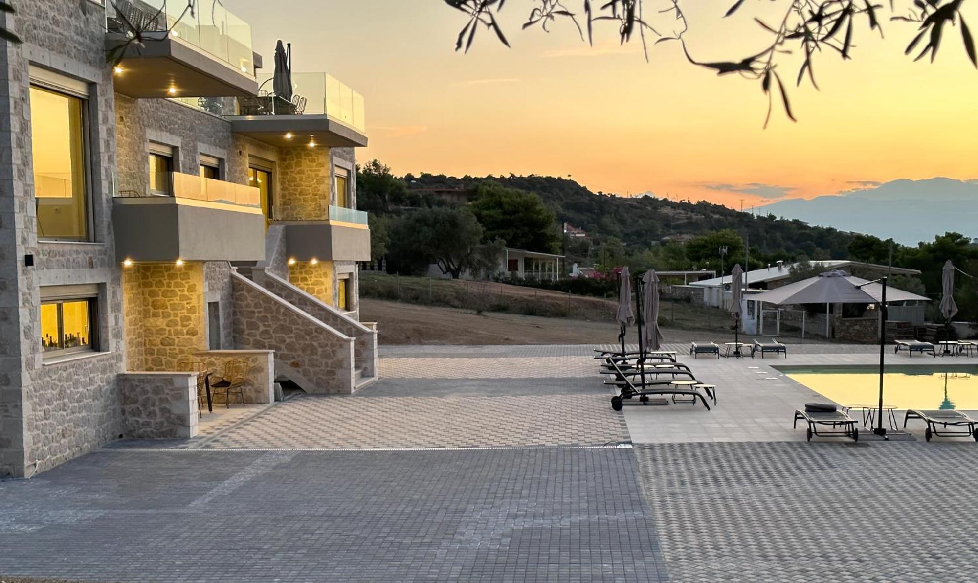 Topos Luxury Stay Heraion Loutráki Dış mekan fotoğraf